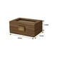 thumbnail image 2 of Caja Organizadora Madera Nogal Vintage Y Vidrio Para Relojes, 2 of 4