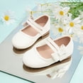 thumbnail image 2 of KPOPLK Girl's Glitter Dress Shoes Toddler Party Sparkly Princess Shoes Mary Jane Shoes Colorful Ballet Flats in Wedding Casual Wearing Size 7,White, 2 of 9