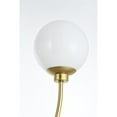 thumbnail image 7 of Living District Nyomi 24" 2-Light Metal/Glass Chandelier in Brass/White, 7 of 7