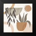 thumbnail image 2 of Charron, Veronique 15x15 Black Modern Framed Museum Art Print Titled - Botanical Form IV Neutral, 2 of 5