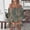 Army Green, variant on Women's Casual Tennis Dress Women Summer Dresses Print Beach Off Shoulder Tunic Casual Loose Fit Sleeve Dress Green M