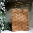 thumbnail image 4 of Christmas Gifts Bags, 12 Pack Small Size Kraft Paper Bags with Handle for Holiday Gifts, 4 of 6