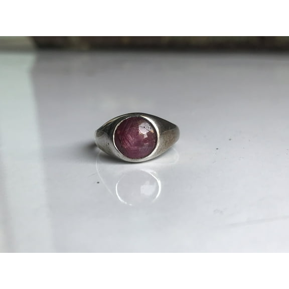 Natural star ruby ring,handmade ring silver rings,statement rings