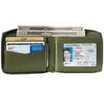 thumbnail image 2 of Alpine Swiss Mens Womens RFID Blocking Zipper Wallet Leather Zip Around Bifold, 2 of 6