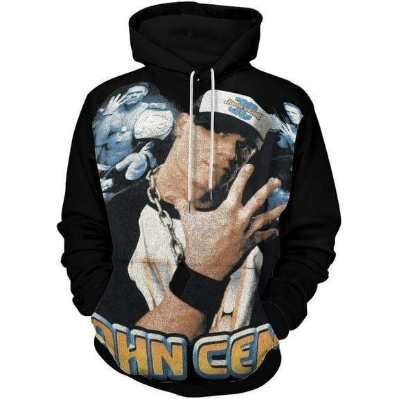 John Cena Wrestlers Long Sleeve Pullover Hoodies Costume Warm Hooded Sportswear Outfits