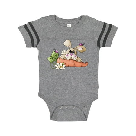 

Inktastic Ladybugs and Bunny Rabbit with Carrot Gift Baby Boy Bodysuit