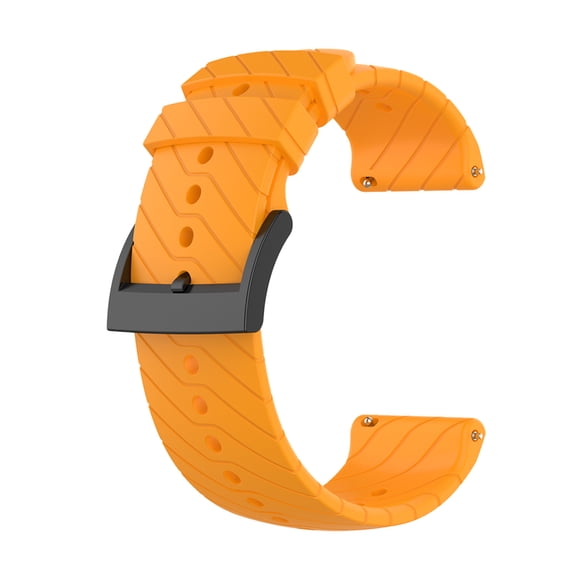 Reemplazo de la correa de la correa de la correa de la pulsera de silicona suave deportiva para Suunto 9/9 Baro / Suunto Spartan Baro Methold EL2811-02B