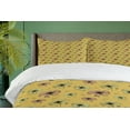thumbnail image 4 of Ambesonne Vintage Duvet Cover Sets, Love Flowers Faded Tones, 2-King, Dark Yellow Multicolor, 4 of 7
