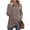 Khaki, variant on RYDCOT Fall Winter Tops for Women Tunic Tops Turtleneck Long Sleeve Side Split High Low Lightweight Sweaters Knit Tops for Women Basic Shirts Sale or Clearance