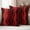 red, variant on Green Ombre Outdoor Waterproof Pillow Covers, Abstract Art Moire Ocean Waves Decorative Square Throw Pillowcase Sofa Cushion Sham for Patio/Couch/Chair, 20"x20" 2 Pack