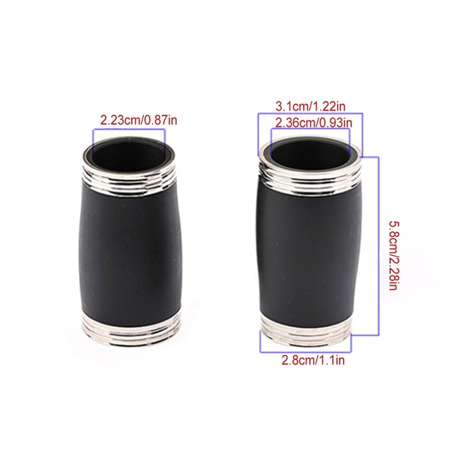 Clarinet Tuning Tube Professional Two Section Clarinets Accessories B Flat Pipe Wind Instrument Part Spare Parts Playing Fitting 58mm