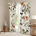 thumbnail image 3 of Erosebridal Wild Mushroom 42x90 inch Window Curtains Outdoor Natural Plants Curtains & Drapes Lovers Botanical Leaves Rustic Blackout Curtains Vintage Flowers Woodland Mushrooms Curtains,White, 3 of 6