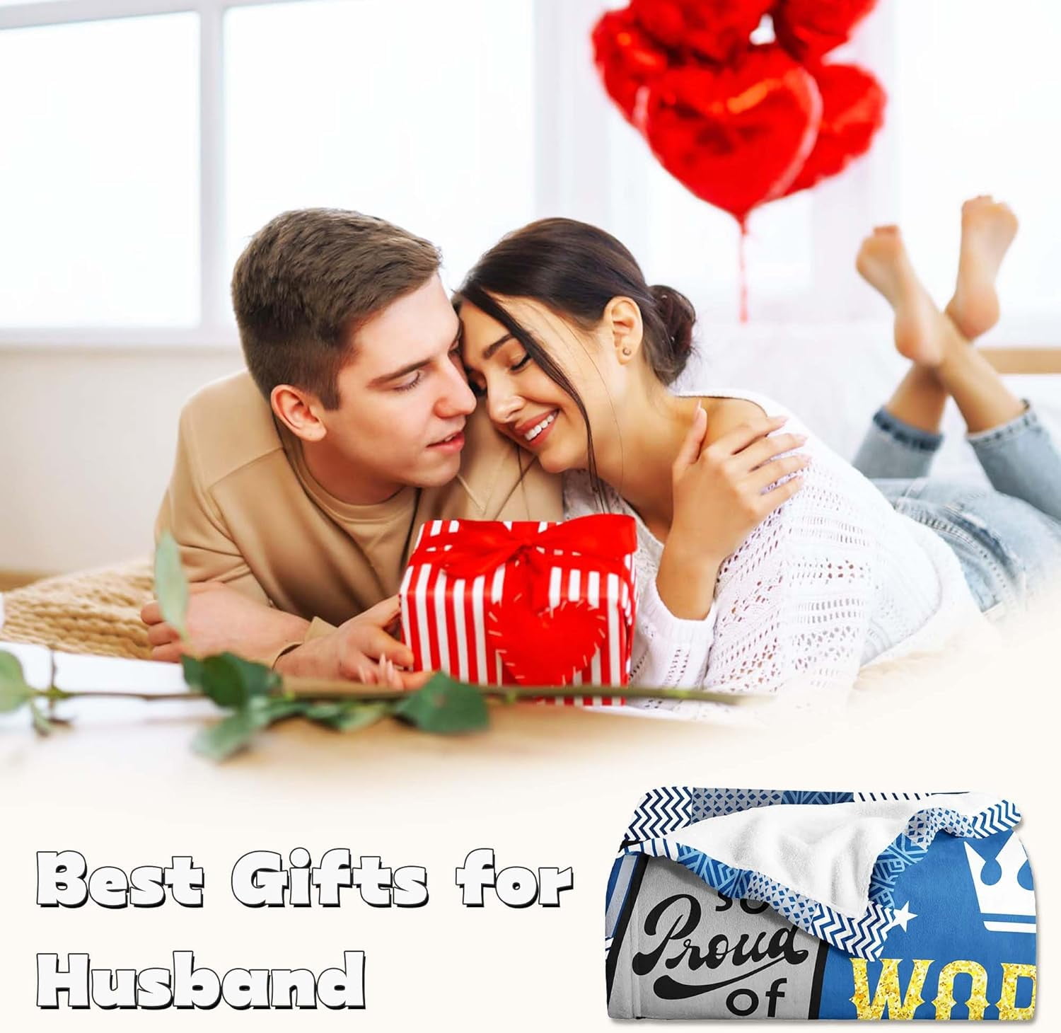 Gifts for Him Husband, Husband Birthday Gifts from Wife Blanket, Cool Anniversary Wedding Gifts
