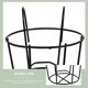 thumbnail image 3 of 2 soportes para macetas colgantes de bonsái, de hierro, con ganchos para casa, oficina y balcón (negro, pequeño)., 3 of 7