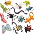 thumbnail image 4 of Set de minibichos falsos de plástico ValeForToy, 73 piezas, para niños, 4 of 7