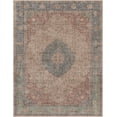 thumbnail image 5 of Well Woven Asha Odette Vintage Medallion Oriental Red Blue 9'10" x 13' Flat-Weave Area Rug, 5 of 7