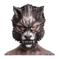 thumbnail image 4 of Disfraz de hombre lobo, mono, traje con máscara 3d, ropa de fiesta de cumpleaños y Carnaval, disfraz de lobo Animal para niños y adultos, 4 of 5