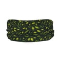 thumbnail image 3 of Uemuo Green Branch Olive Printed Sports Headbands for Men Women,Moisture Wicking Workout Headband, Sweatband Headbands,Non-slip Workout Gym Yoga Headband, 3 of 9