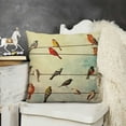 thumbnail image 2 of YINGXI Throw Pillow Covers Line of Bird Pillowcase for Sofa (SW-) 22x22in, 2 of 5
