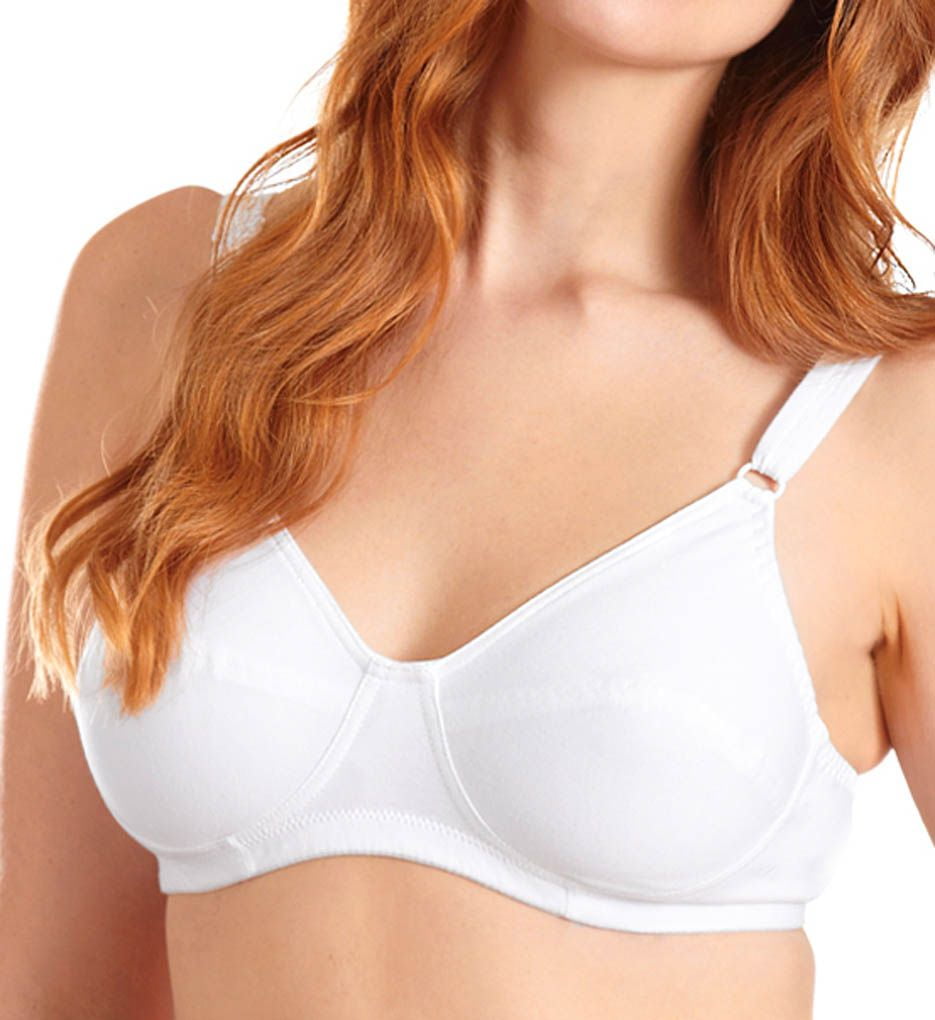 Details about   Ladies non padded white 100% cotton no wire bra size  34C only 
