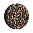 thumbnail image 1 of Fotbe Mushrooms Funda de Llanta de Repuesto con Estampado, Engrosada, Ajuste Universal para Jeep, Remolque, RV, SUV, Camión-17 inch, 1 of 6