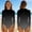 Black, variant on FSYBOA Girls One-piece Swimsuits, Vacation Casual Summer Long Sleeve Kids Bathing Suits Pink Size 7-8T