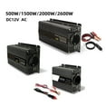 thumbnail image 2 of Car Inverter 500W-2600W Peak Power DC12V-AC 50Hz Transformer Inversor ,Rapid Cooling with Minimal Noise, 2 of 5