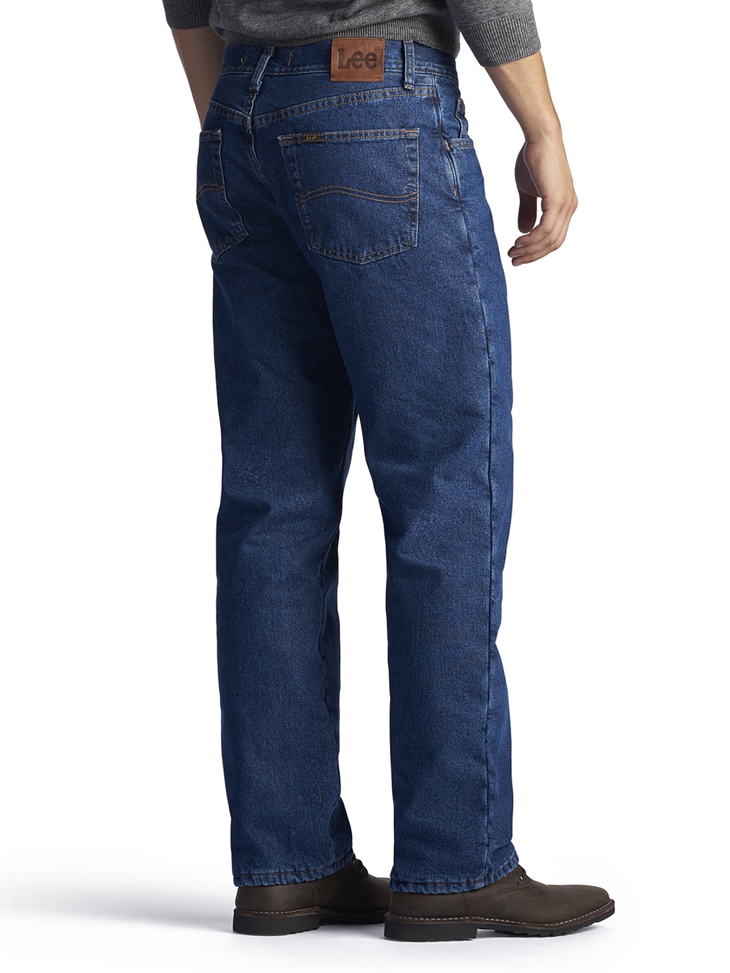 lee men's flannel lined jeans