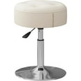 thumbnail image 7 of vhibuon ® Adjustable White Vanity Stool  Swivel Vanity Stool Chair for Makeup Room  Small Stool Chair for Vanity Bathroom  Round Ottoman, 7 of 7