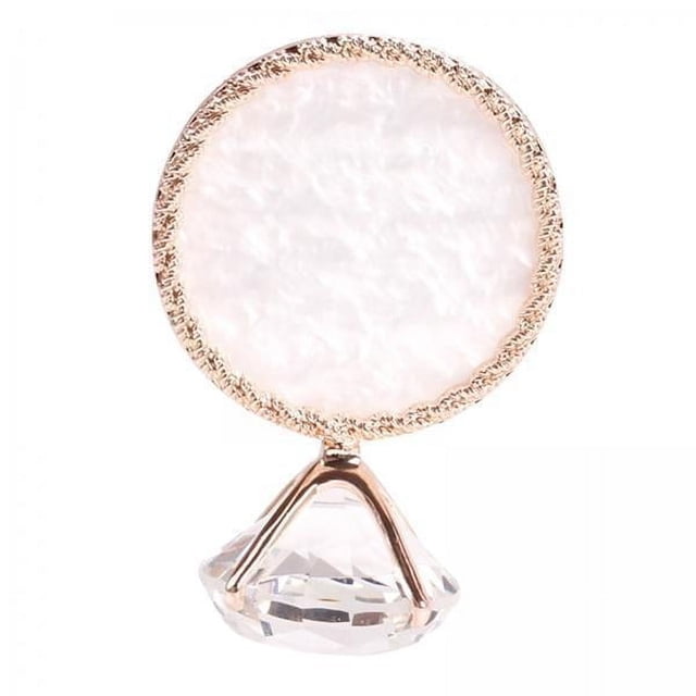 2x Placa de mezcla de colores para maquillaje cosmético con base de diamante acrílico - E