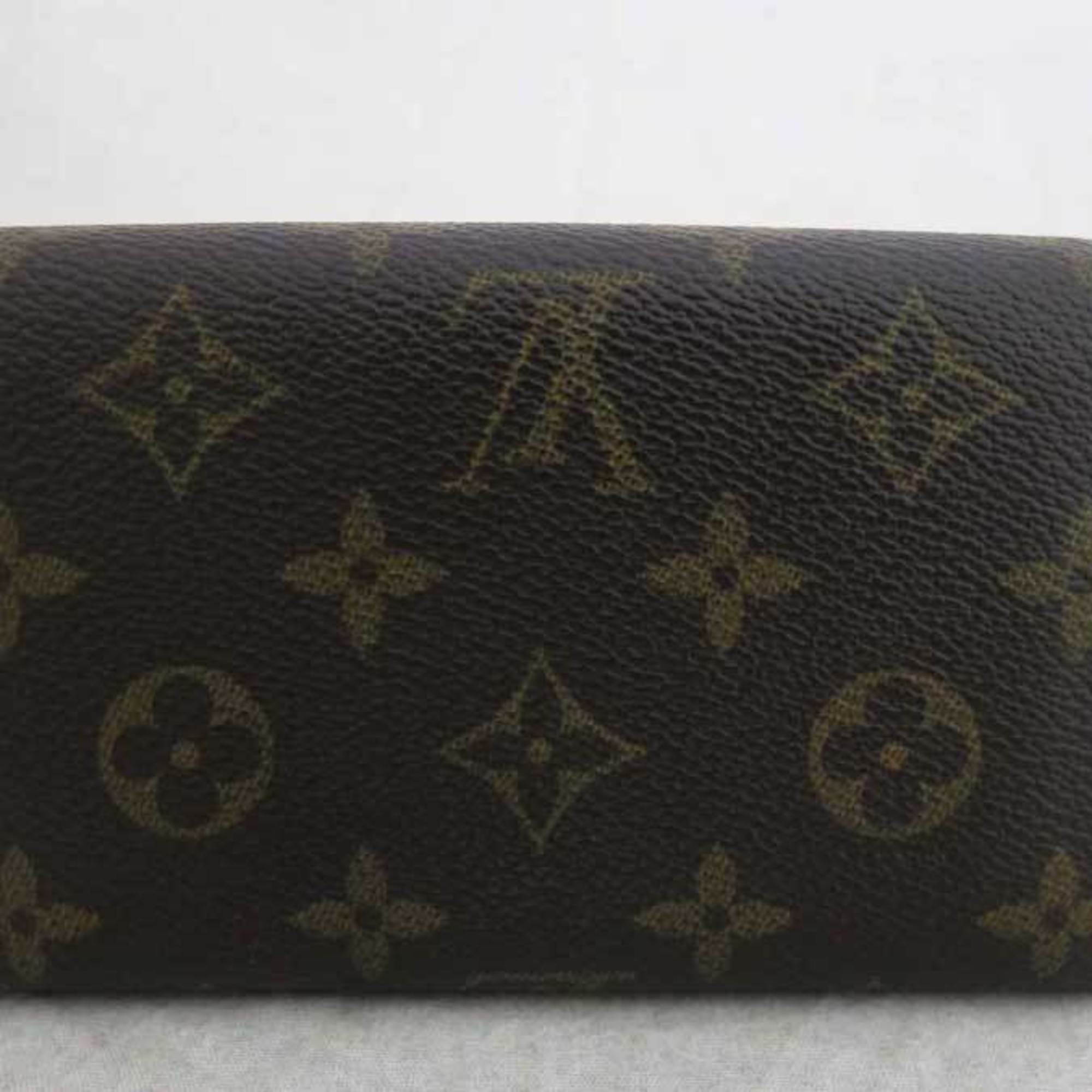 Louis+Vuitton+M61730+Monogram+Canvas+Wallet+-+Brown for sale online