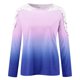thumbnail image 4 of Ichuanyi liquidación de mujeres de verano para mujeres blusa de manga larga de manga redonda de impresión de encaje de encaje camiseta ICHUANYI WER2023082207874, 4 of 5