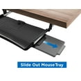 thumbnail image 2 of Mount-It! Keyboard Tray Under Desk with Adjustable Mouse Platform – Easy-Glide Sliding Drawer Under Desk Slide Out – Ergonomic Under Key Board Shelf for Office, Gaming, and Workstations, 2 of 11