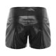 thumbnail image 4 of Pantalones calientes de cuero PU para mujer con cinturón de doble botonadura pantalones cortos de tiro bajo ropa de discoteca para fiesta de baile en barra Raves, 4 of 5