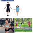 thumbnail image 3 of Cribun Jump Rope - Soft Beaded Segment Skipping Rope - Adjustable for Men, Women and Kids Tangle-Free Jumping Rope for Workout, Exercise, Keeping Fit, Training and Weight Loss 1 Pack Pink, 3 of 6