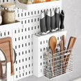 thumbnail image 3 of Punch-free Hole Board  Rack Kitchen Hole Board Accessories  Finishing Display Rack Multifunctional Hole Board, 3 of 7