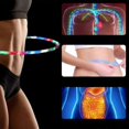thumbnail image 4 of 26 Led Hula Hoop Fitness Dance Ejercicio Pérdida de peso Light/22 luces 80cm/ kaili Sencillez, 4 of 5