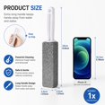 thumbnail image 2 of QuanTara Extra Long Handle Pumice Stone Toilet Cleaner, Heavy-Duty Limescale Remover, Non-Scratch Scouring Stick for Hard Water Rings, Calcium & Rust Stains, Safe for Porcelain, Tiles & BBQ Grills, 2 of 7