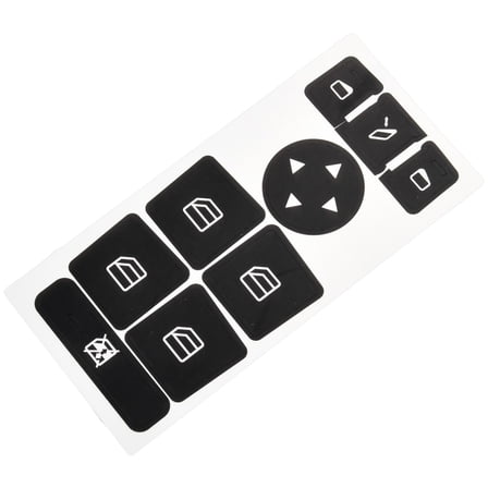 Car Window Switch Button Repair Sticker Decor Stickers For Mercedes -Benz W204 C250 C300 C350 Decoration Accessory