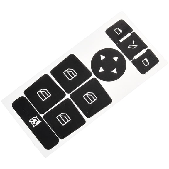 Car Window Switch Button Repair Sticker Decor Stickers For Mercedes -Benz W204 C250 C300 C350 Decoration Accessory