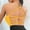 Yellow, variant on Women's Sports Bra Padded Crossback Bustier Without Underwire Spaghetti Straps Fitness Bra Push Up Stretch Longline Sports Bra Top For Yoga Gym 2xl Top for Women Baggy Top Women Tops for Women