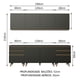 thumbnail image 3 of Cocina Integral Completa Modular Madesa Reims 240cm Negro, 3 of 5