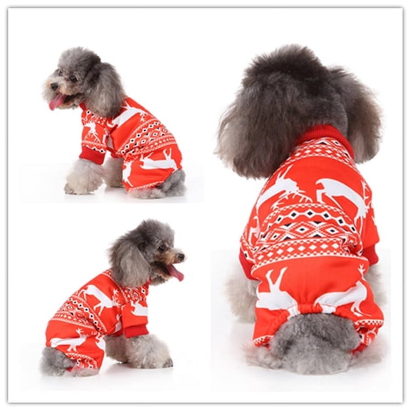 ERDOUY Dog Clothes Funny Pet Dog Christmas Edition Dog Dresses up Pet Clothes,Pet party,A19, L