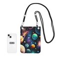 thumbnail image 2 of Planets Galaxy Stars Cosmic Space Small Crossbody Phone Bag, Cell Phone Purse with Adjustable Removable Strap, Mini Travel Shoulder Pouch, 2 of 7