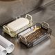 thumbnail image 1 of Estante de almacenamiento de jabón | Diseño inclinado fácil de limpiar | Jabonera de drenaje para baño ducha Fregadero de cocina | Plástico duradero antideslizante | Se adapta a la mayoría de las, 1 of 6