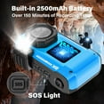 thumbnail image 4 of MARVUE Digital Camera 8K 70MP Autofocus Rugged Dustproof Shockproof Waterproof Camera with 32GB Card Blue, 4 of 8