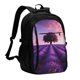 thumbnail image 1 of Fotbe Lavender Field Sunset Mochila con Estampado y Puerto USB para Hombre y Mujer, Mochila Antirrobo, Mochila de Viaje, Mochila Escolar, Mochila Universitaria, 1 of 7