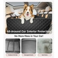 thumbnail image 6 of Upgrade Dog Car Seat Cover for Back Seat [400lbs Hard Bottom, Heavy Duty Material] Anti-Scratch Waterproof Backseat Pet Extender Hammock, Fits Car Sedan SUV Truck Van, Size M, 6 of 7