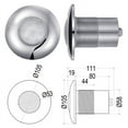 thumbnail image 2 of Swimming Pool Light 12V Open Hole PC Colorful 105MM Prism Underwater Light Underwater Light Acrylic Fiberglass ,Long Lasting, 2 of 5