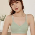 thumbnail image 5 of Little Girl Bras Training Bra Bras for Girls With Adjustable Back Closer 9-11 Teen Bras for Girls Ages 12-14 Seamless Bralette V Neck Bra, 5 of 5